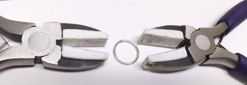 Judy Larson's Wire Links 7, 8, 9, and 10 - , Findings & Components, Toggles & Clasps, Earwire & Headpin, Butane Torch, Soldering, Solder, Close the round wire jump rings.